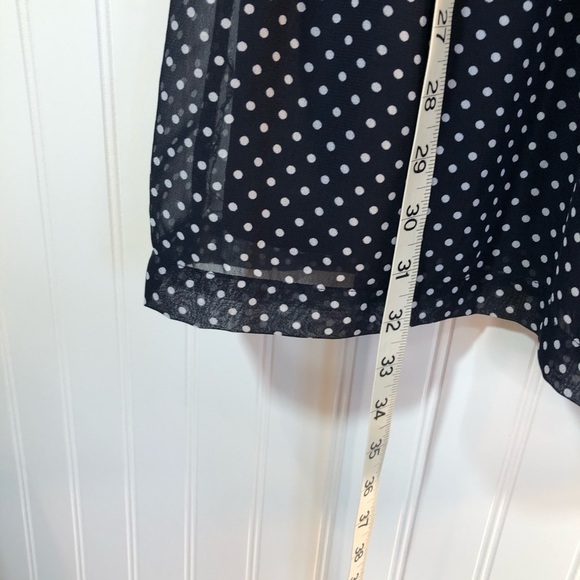 Mimi Chica EUC Navy Polka Dot Dress XS - Picture 10 of 10